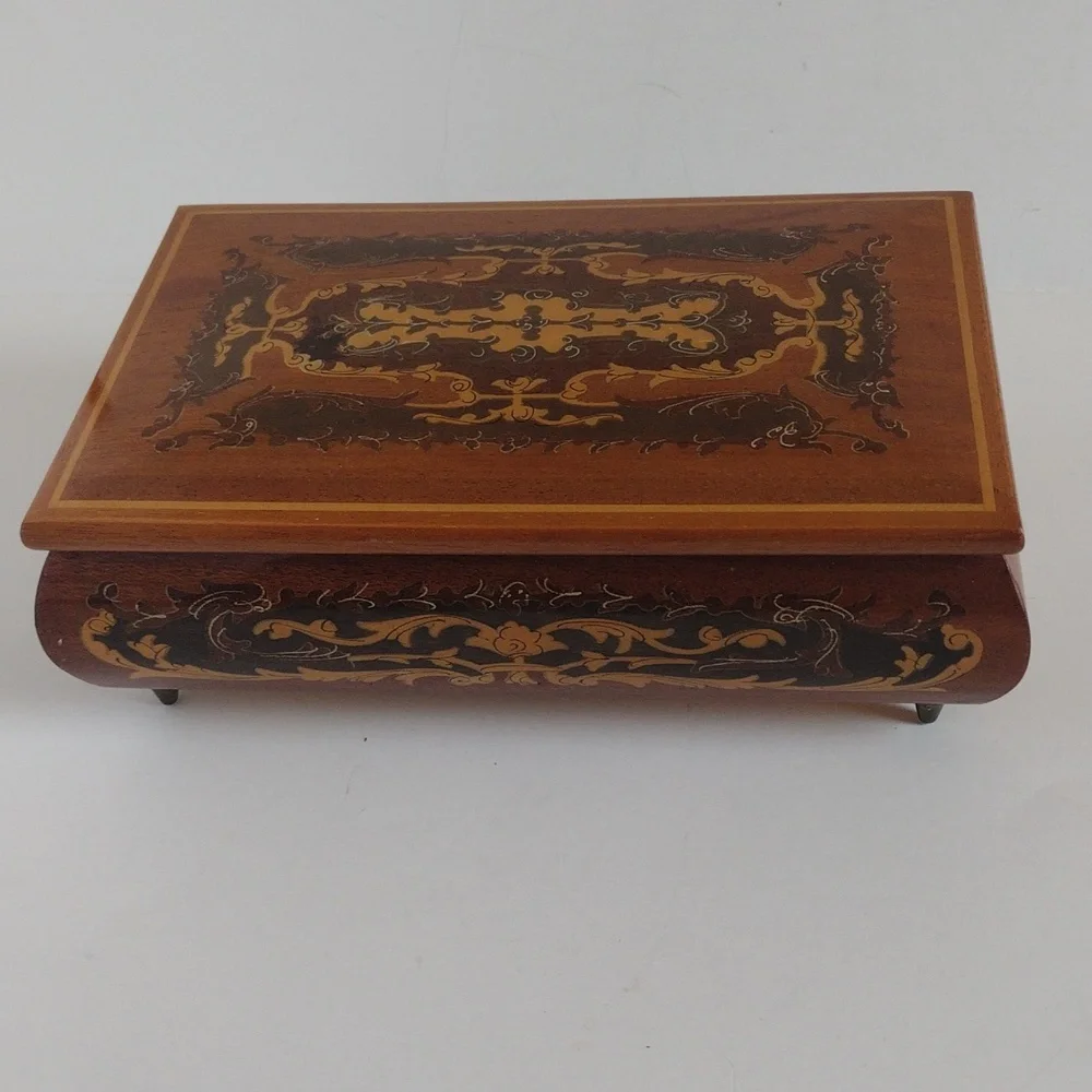 Musical Wooden Jewelry Box from Venice